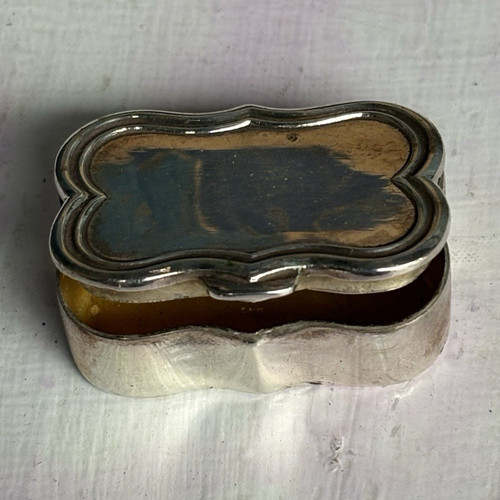Vintage sterling silver pill - silver,