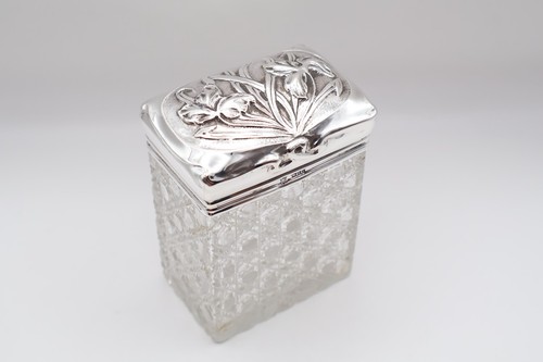 Fabulous antique silver topped - silver,