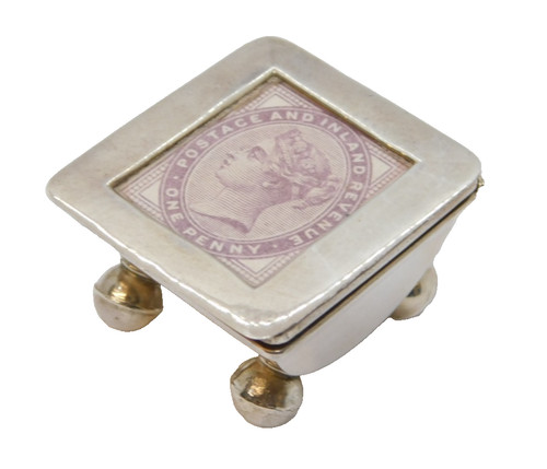 Sterling silver postage stamp - postage,