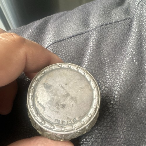 Antique solid silver - silver, lidded