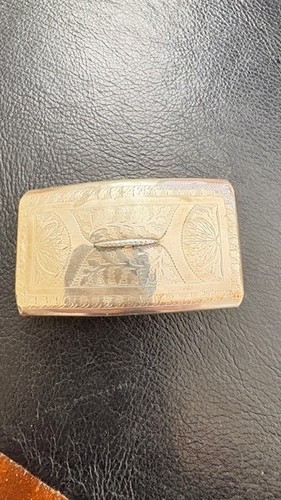 Silver gilt curved - , box