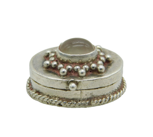 Sterling silver moonstone - &,