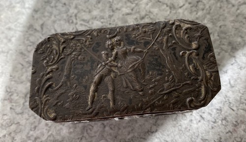 Antique silver trinket - silver,