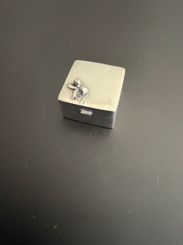 Vintage solid silver pill - vintage,