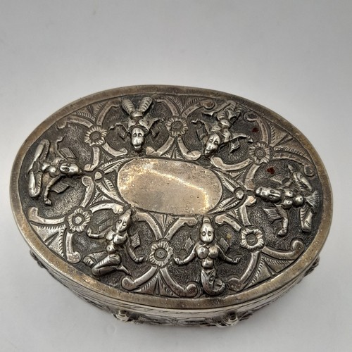 Antique silver box unknown - silver,