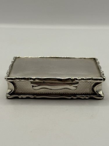 Sterling silver georgian snuff - georgian,