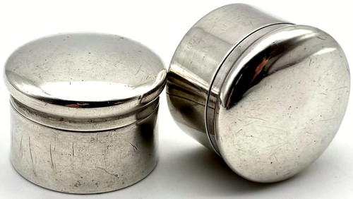Antique silver pill vanity - silver,