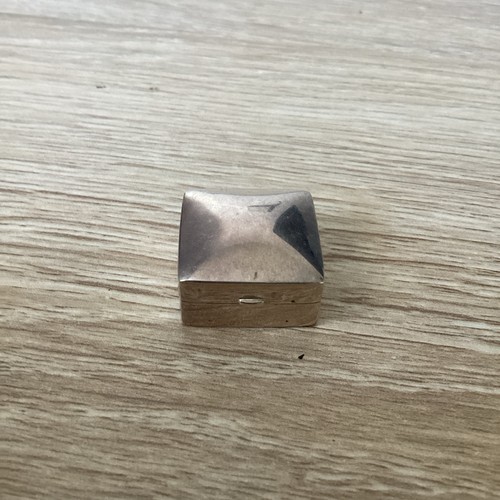 Vintage square solid - square, silver