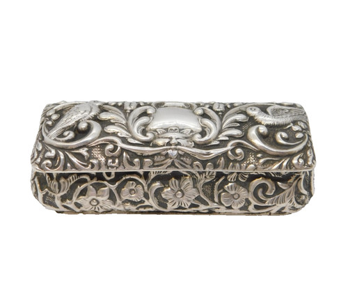Edwardian sterling silver bird - edwardian,
